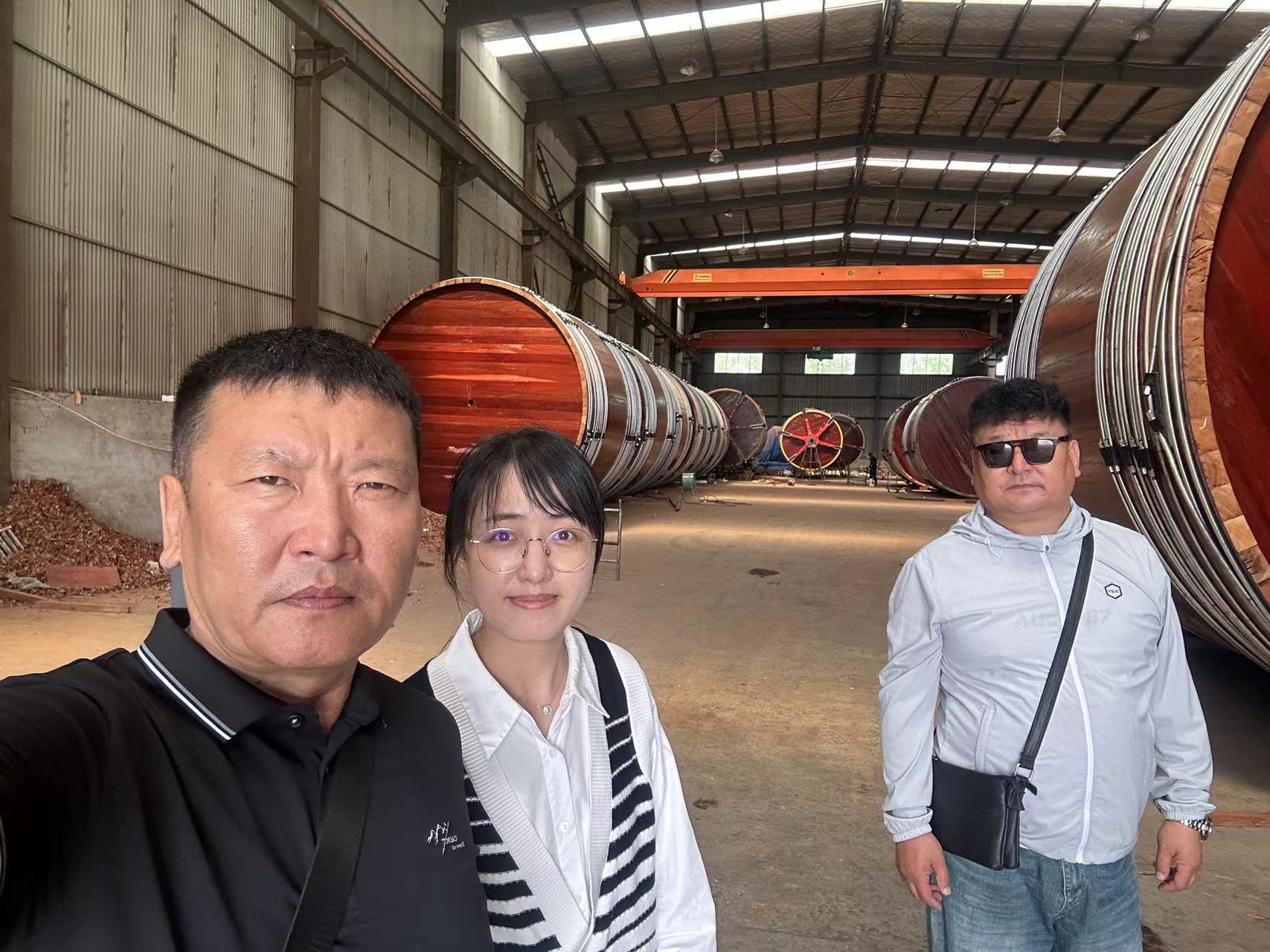 Yancheng Shibiao Machinery Welcomes Mongolian Customer for Factory Inspection